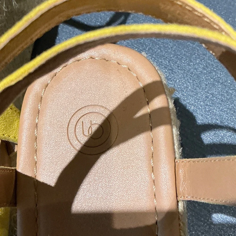 Urban Outfitters Yellow Espadrille Sandals